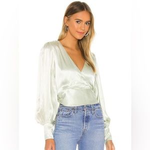 Bardot- Opal Top in Pistachio